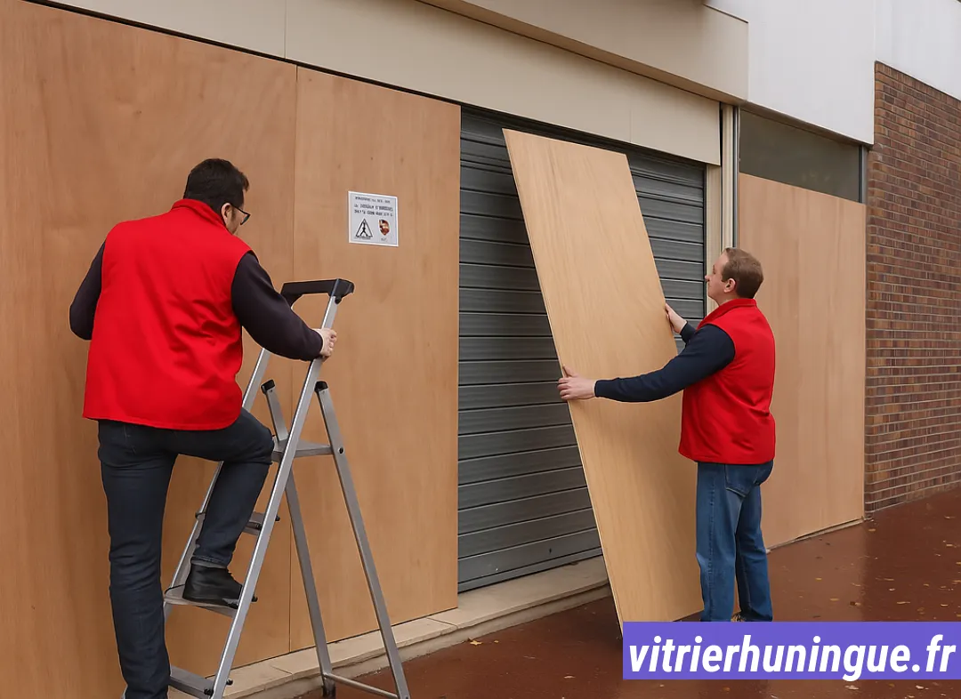 Mise en sécurité fermeture provisoire Huningue
