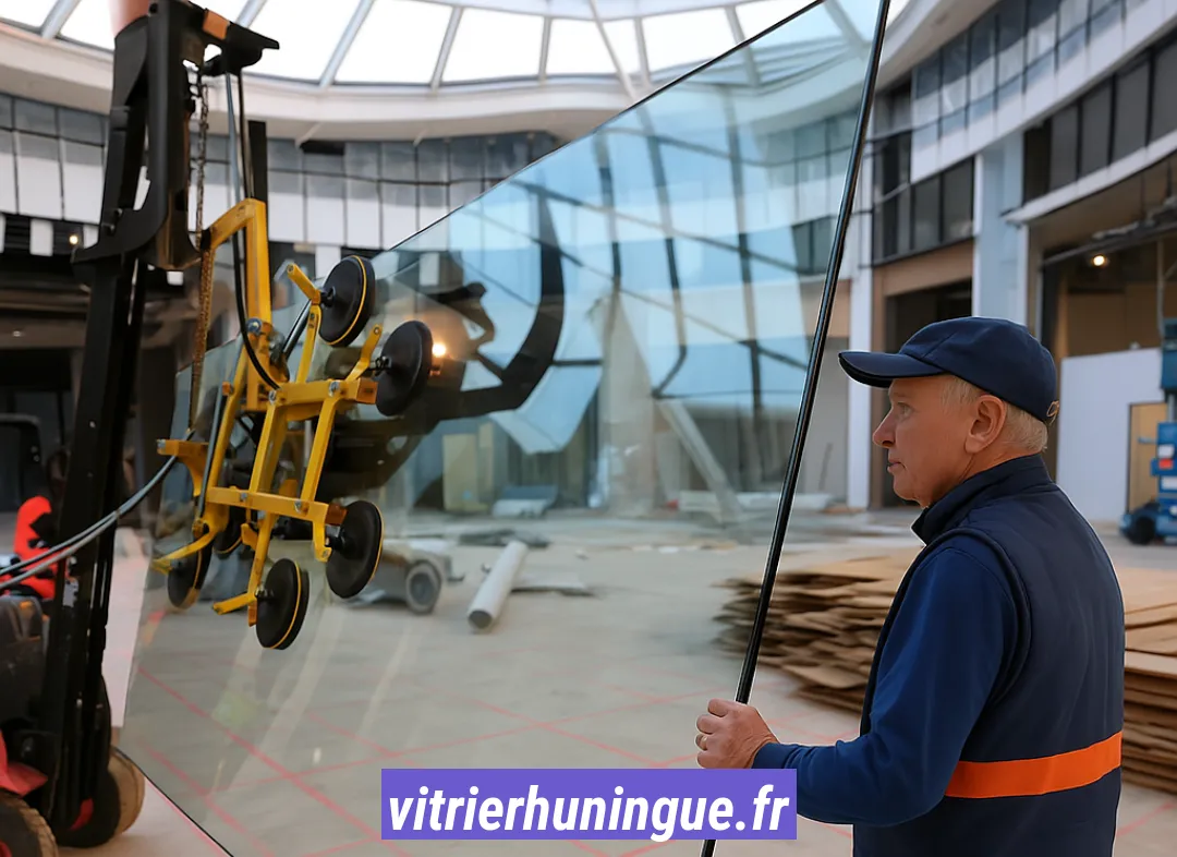 Remplacement de vitrine magasin Huningue